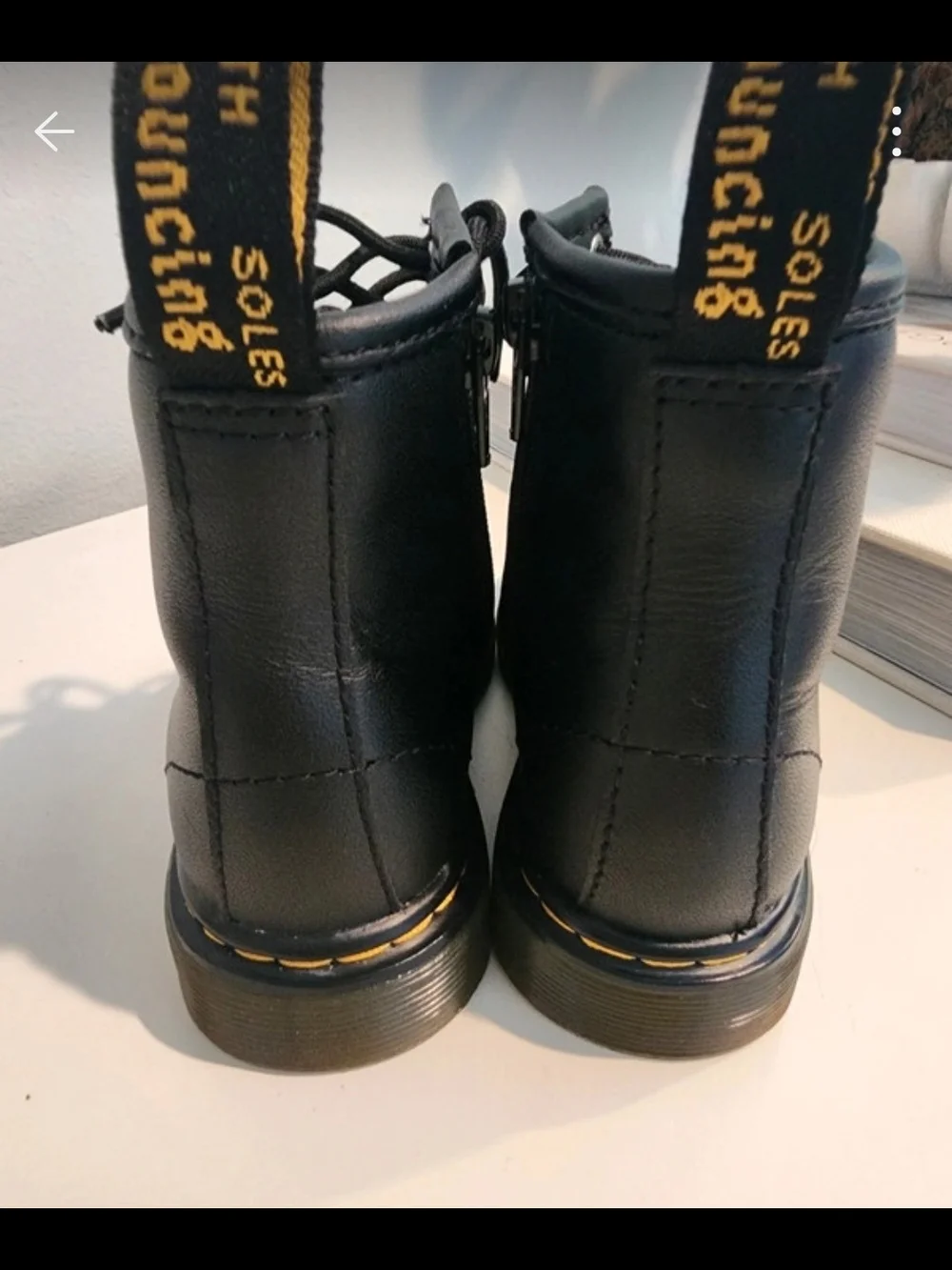 Dr. Martens Kids Side Zip Boots Size 7